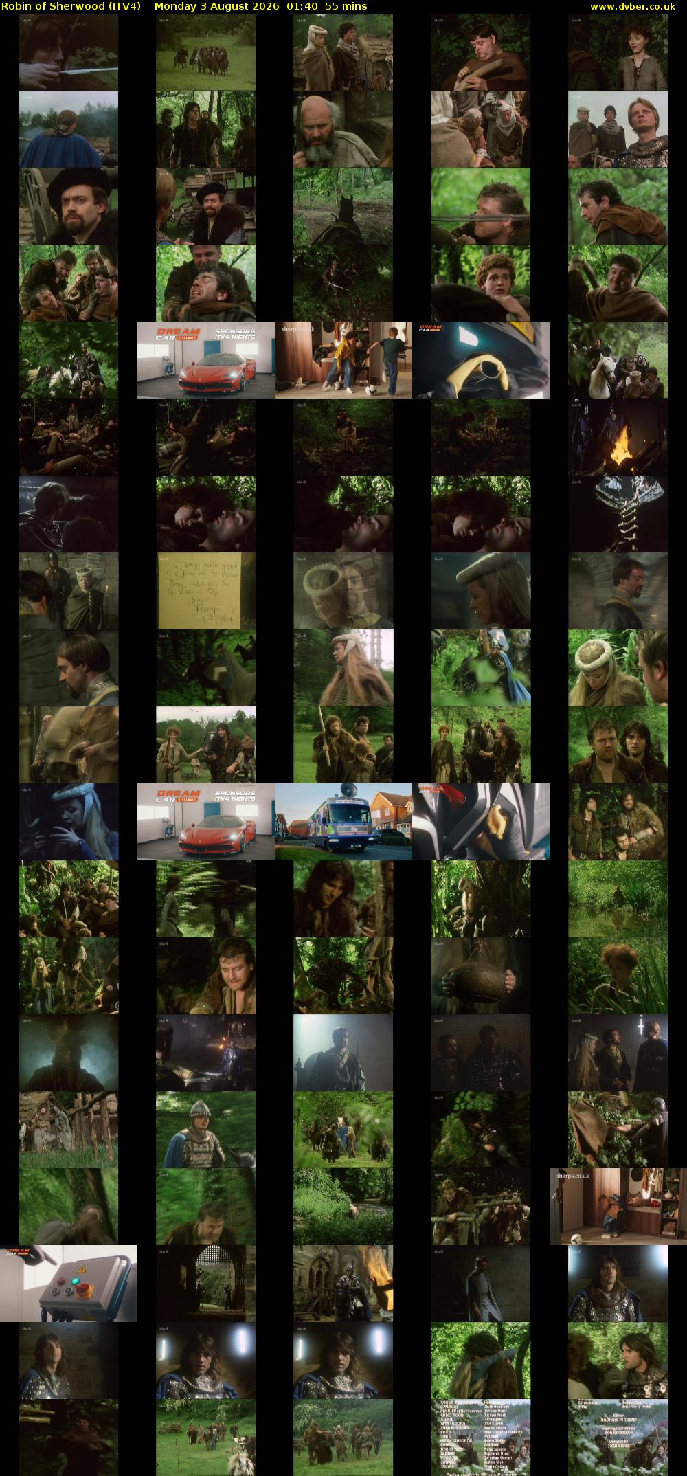 Robin of Sherwood (ITV4) Monday 3 August 2026 01:40 - 02:35
