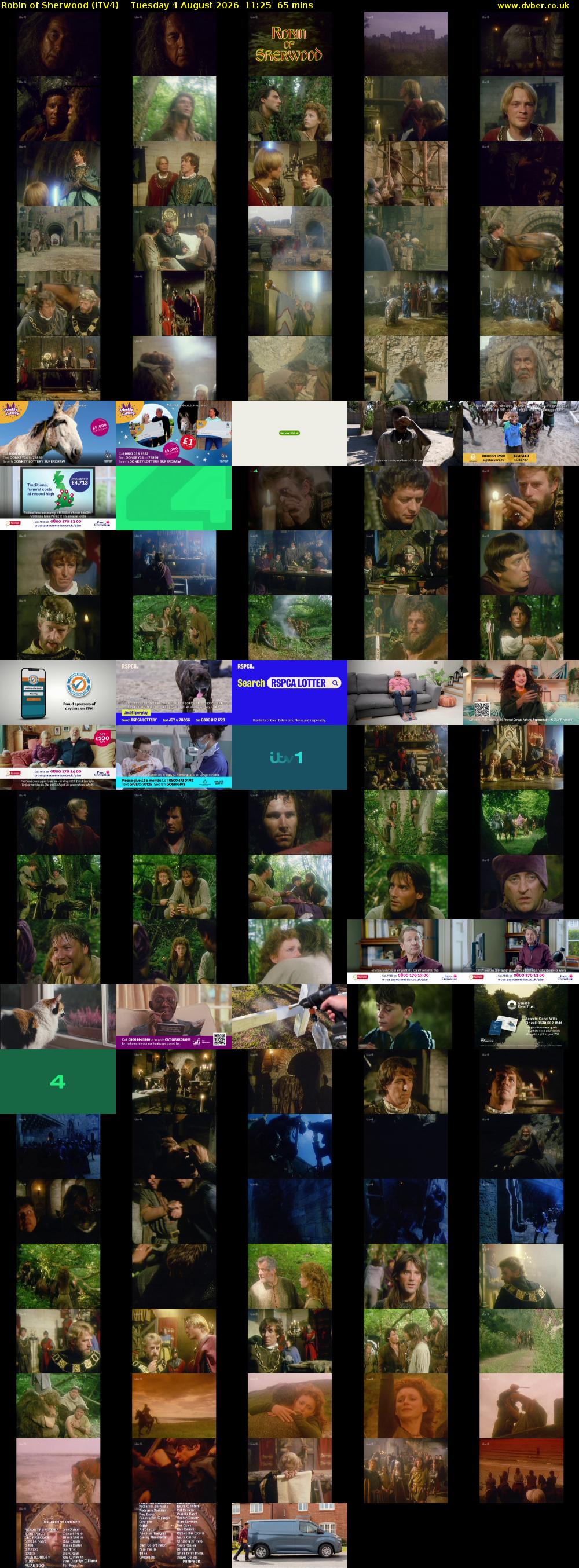 Robin of Sherwood (ITV4) Tuesday 4 August 2026 11:25 - 12:30
