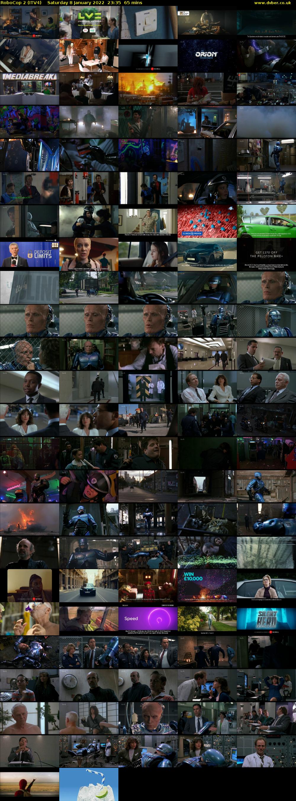 RoboCop 2 (ITV4) Saturday 8 January 2022 23:35 - 00:40