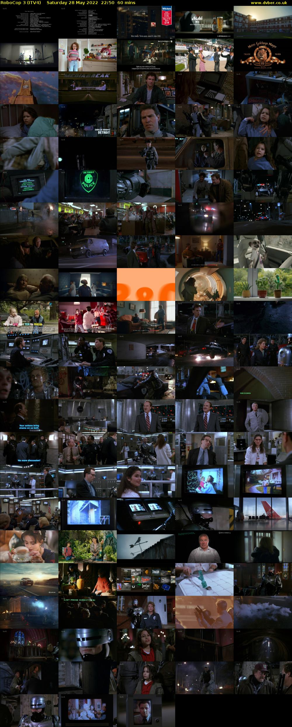 Robocop 3 (ITV4) Saturday 28 May 2022 22:50 - 23:50