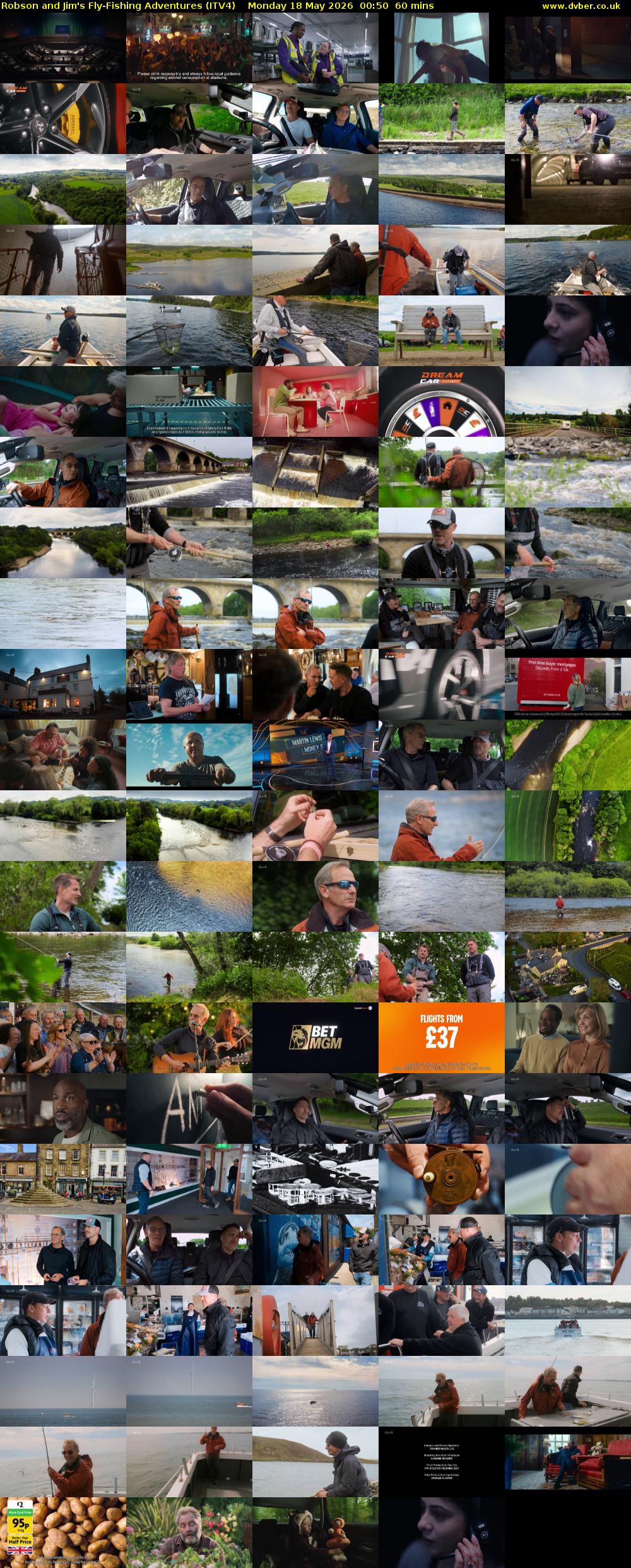 Robson and Jim's Fly-Fishing Adventures (ITV4) Monday 18 May 2026 00:50 - 01:50