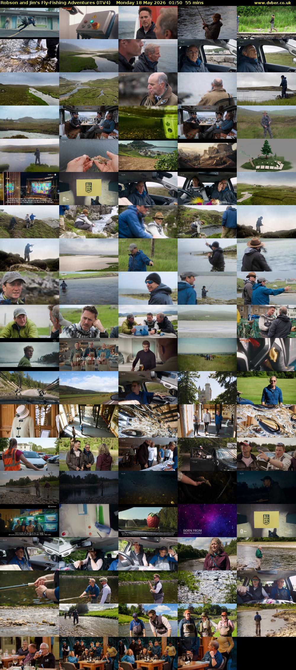 Robson and Jim's Fly-Fishing Adventures (ITV4) Monday 18 May 2026 01:50 - 02:45