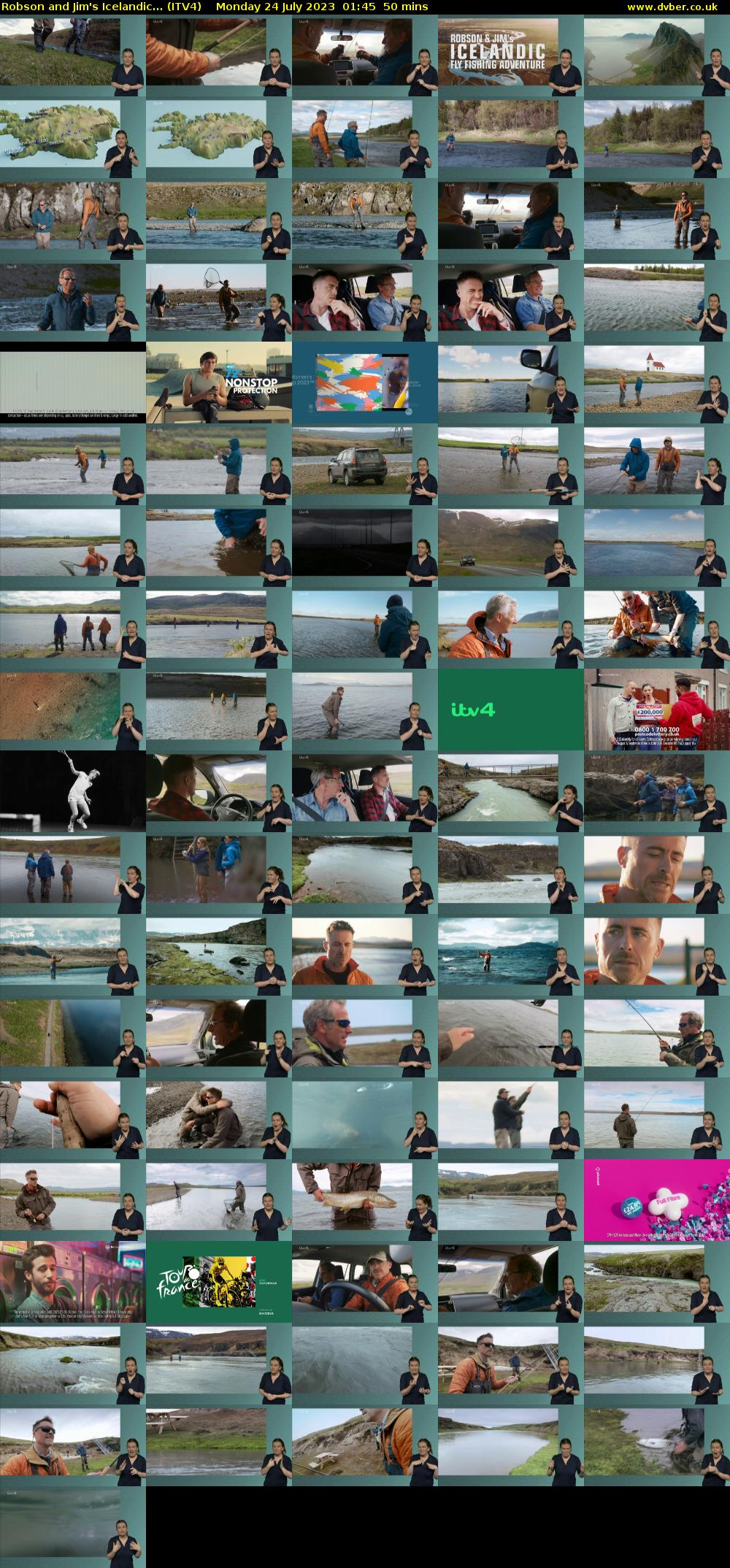 Robson and Jim's Icelandic... (ITV4) Monday 24 July 2023 01:45 - 02:35