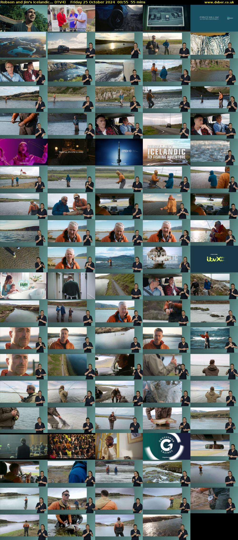 Robson and Jim's Icelandic... (ITV4) Friday 25 October 2024 00:55 - 01:50