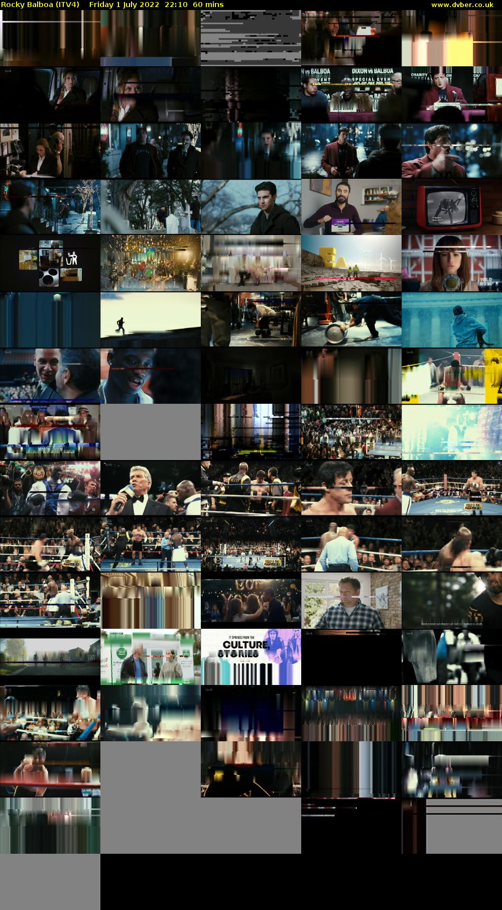 Rocky Balboa (ITV4) Friday 1 July 2022 22:10 - 23:10