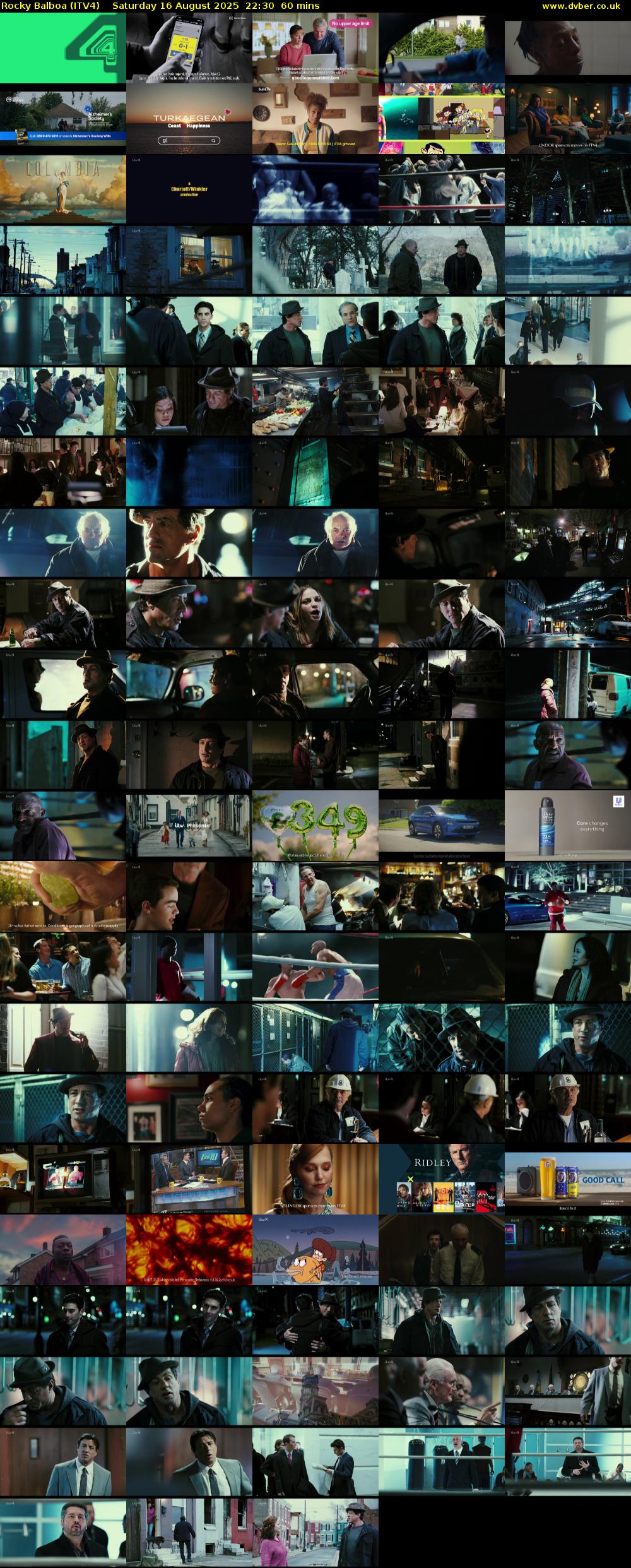 Rocky Balboa (ITV4) Saturday 16 August 2025 22:30 - 23:30