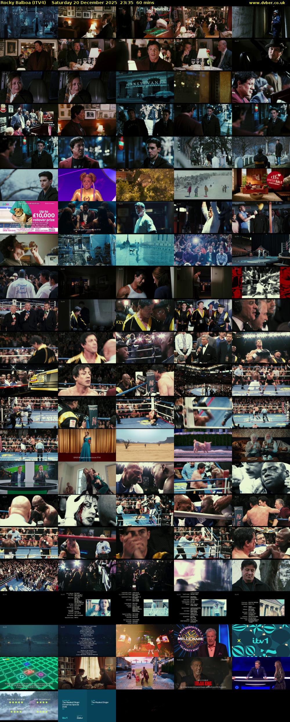 Rocky Balboa (ITV4) Saturday 20 December 2025 23:35 - 00:35