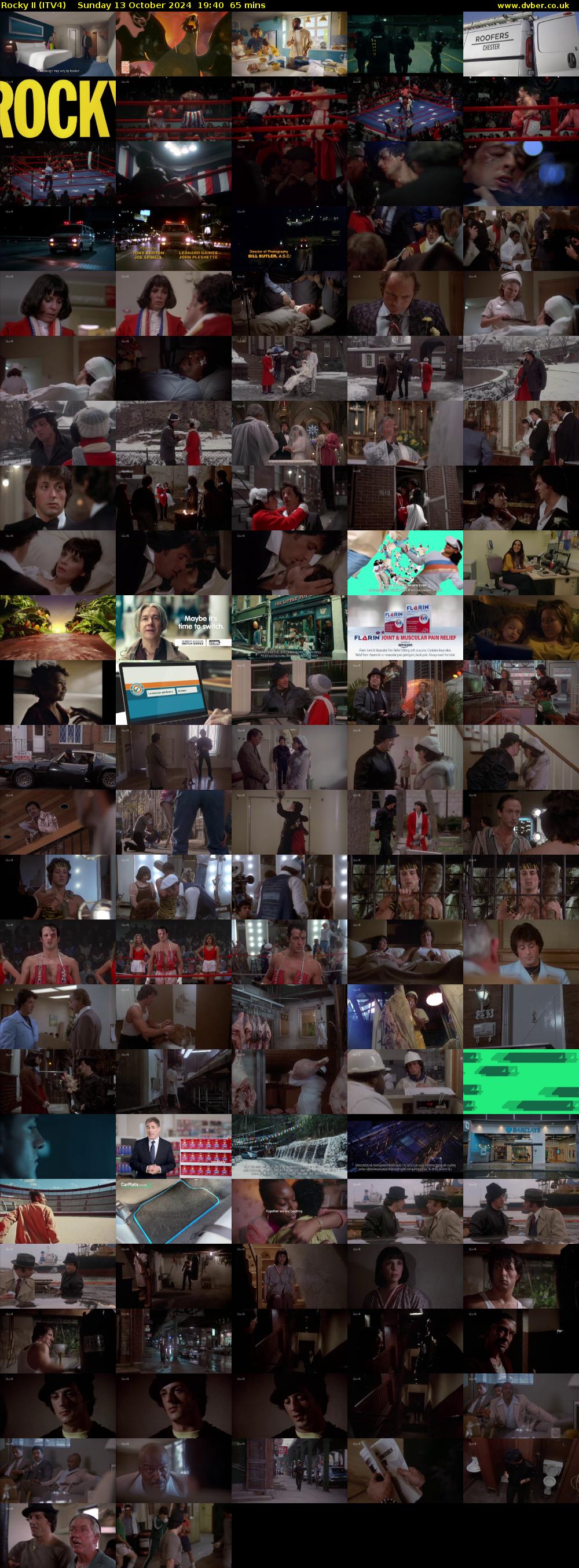 Rocky II (ITV4) Sunday 13 October 2024 19:40 - 20:45