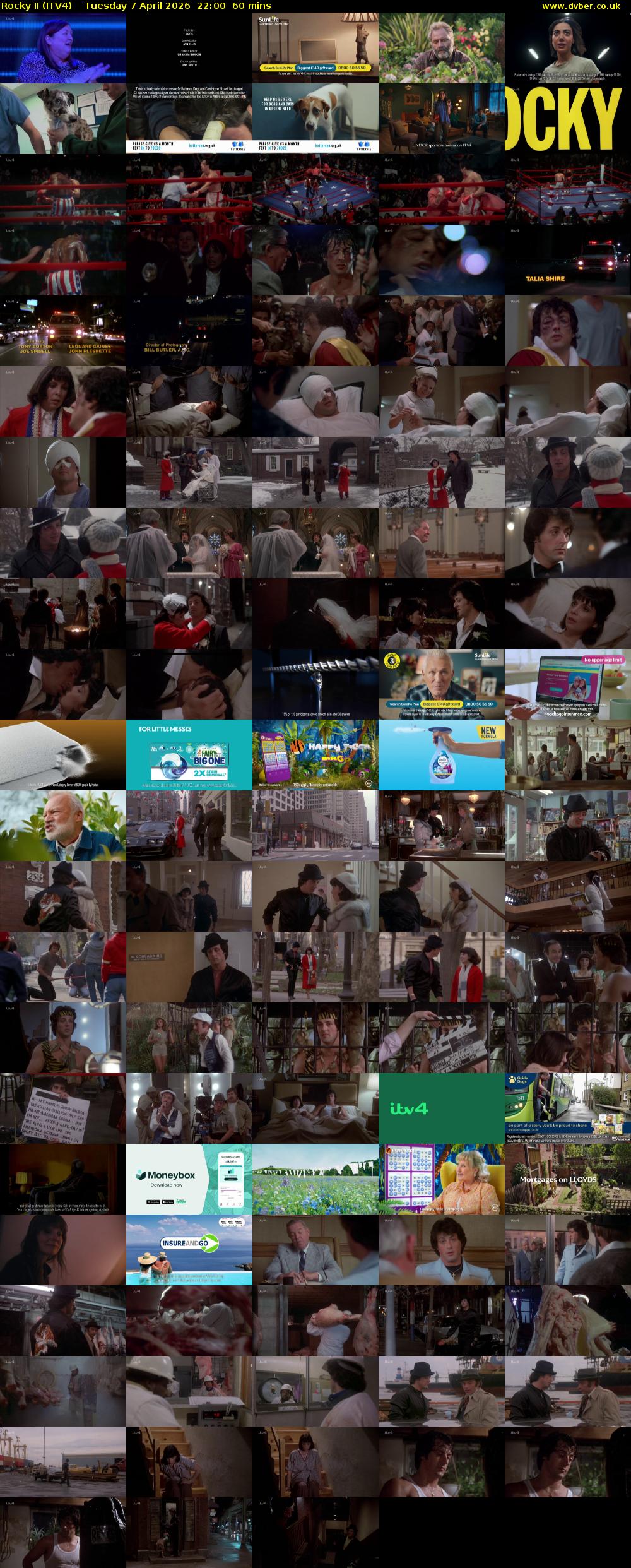 Rocky II (ITV4) Tuesday 7 April 2026 22:00 - 23:00