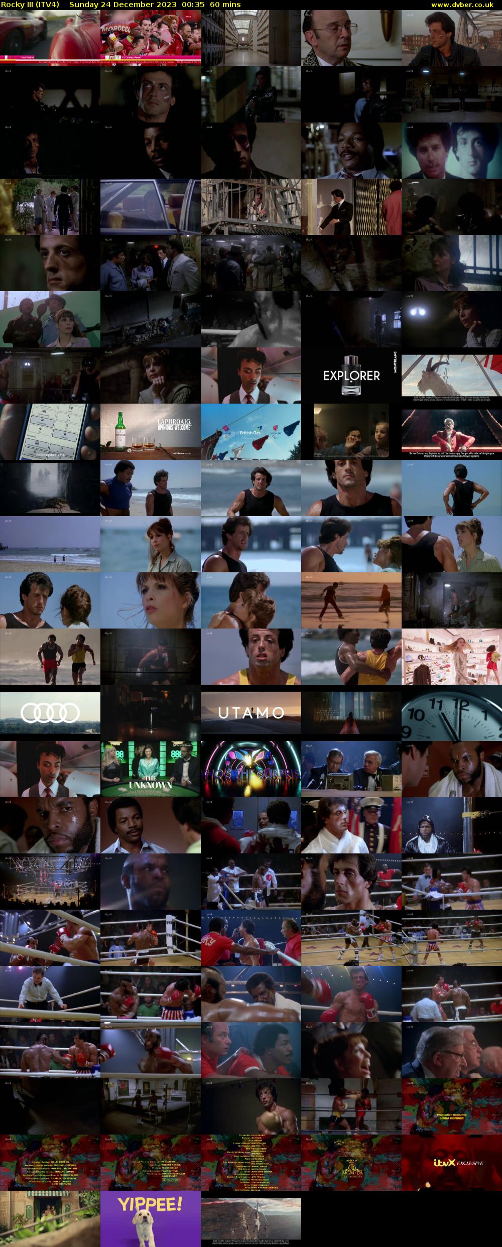 Rocky III (ITV4) Sunday 24 December 2023 00:35 - 01:35