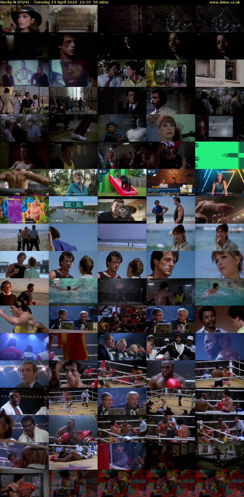Rocky III (ITV4) Tuesday 14 April 2026 22:10 - 23:00