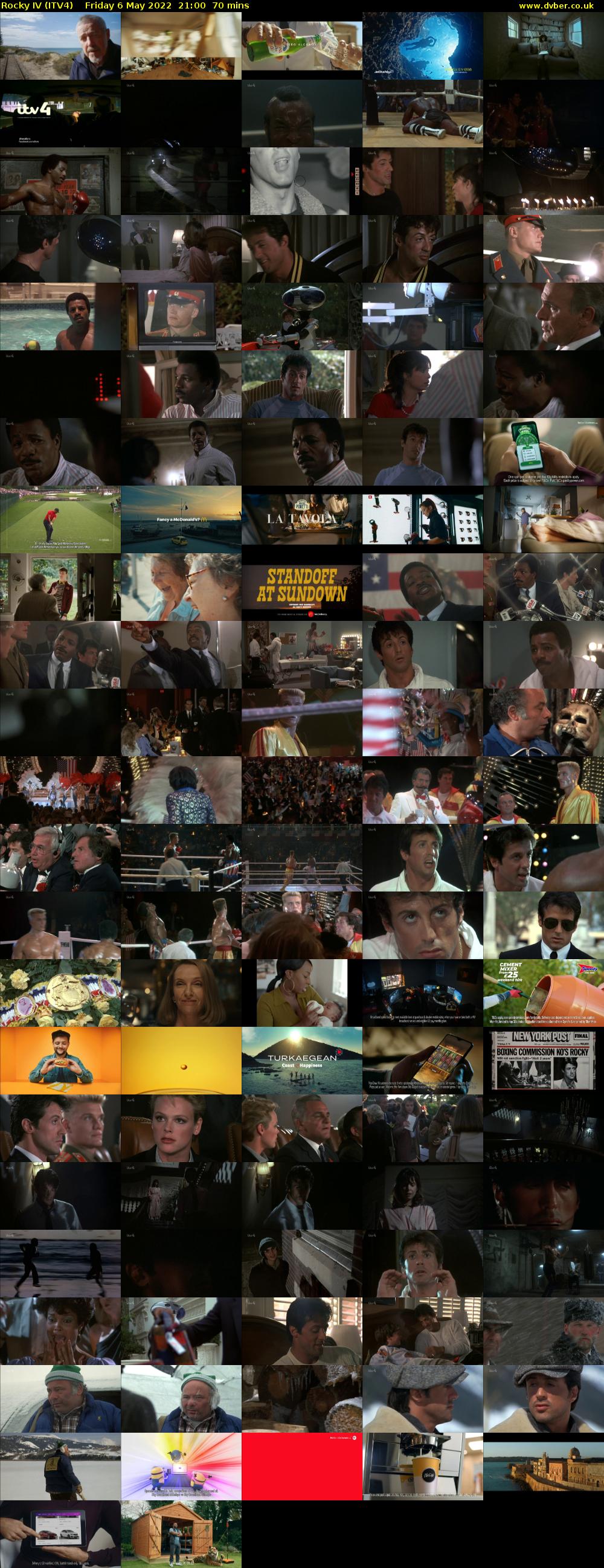 Rocky IV (ITV4) Friday 6 May 2022 21:00 - 22:10