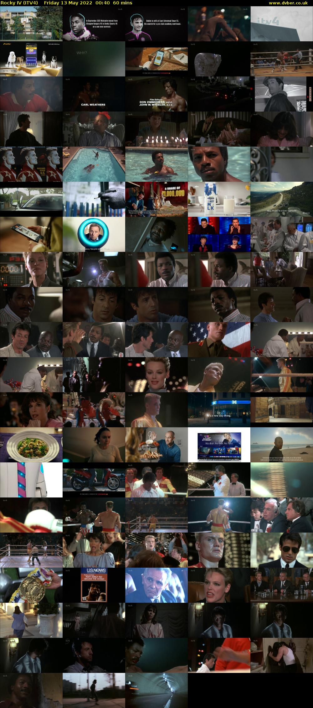 Rocky IV (ITV4) Friday 13 May 2022 00:40 - 01:40