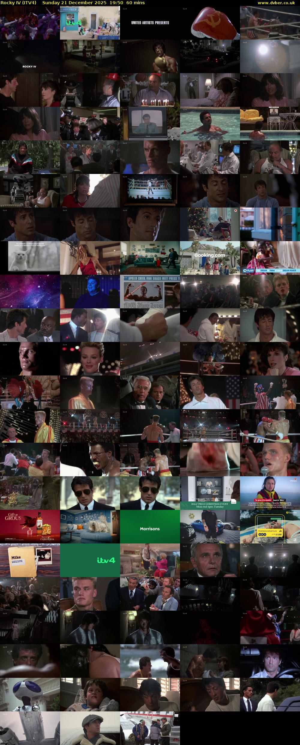 Rocky IV (ITV4) Sunday 21 December 2025 19:50 - 20:50