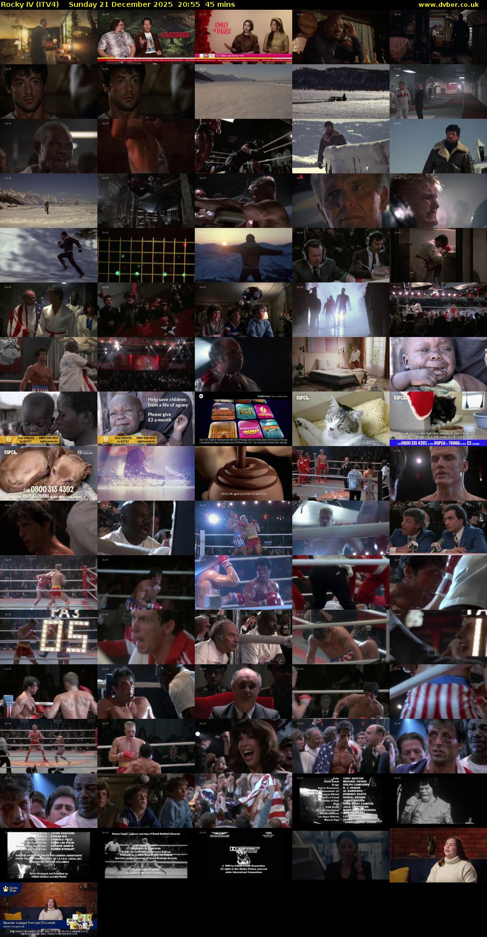 Rocky IV (ITV4) Sunday 21 December 2025 20:55 - 21:40