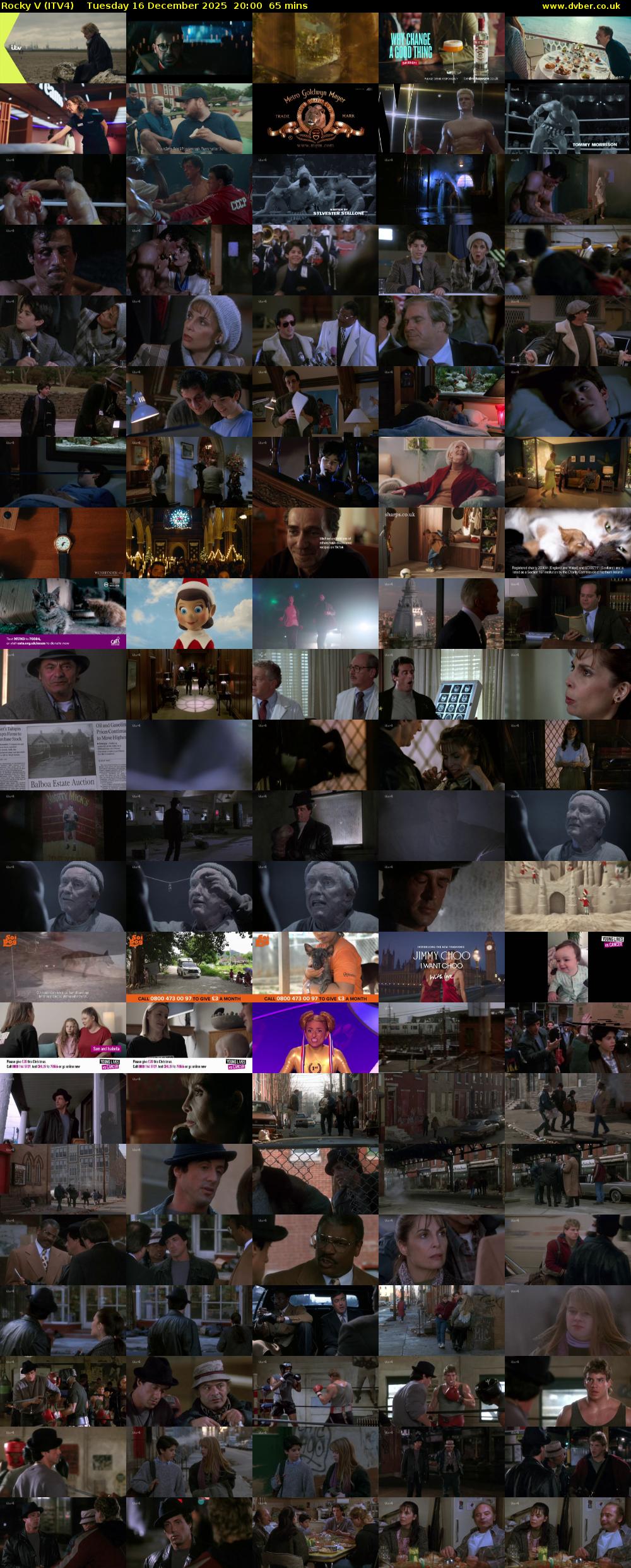 Rocky V (ITV4) Tuesday 16 December 2025 20:00 - 21:05