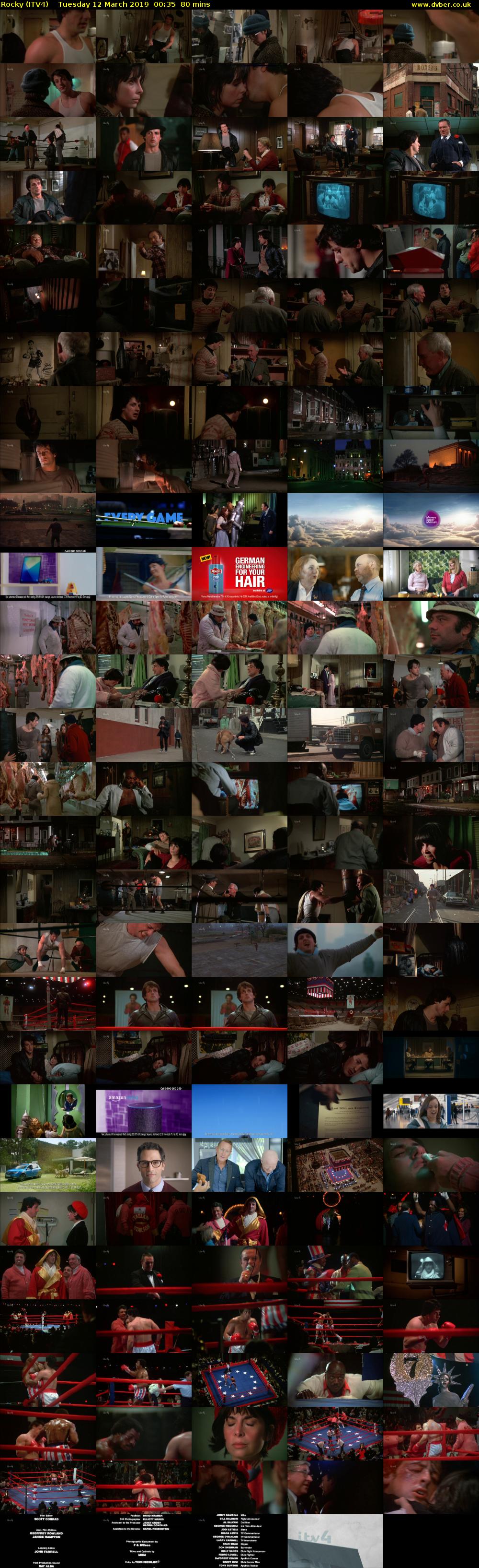 Rocky (ITV4) Tuesday 12 March 2019 00:35 - 01:55