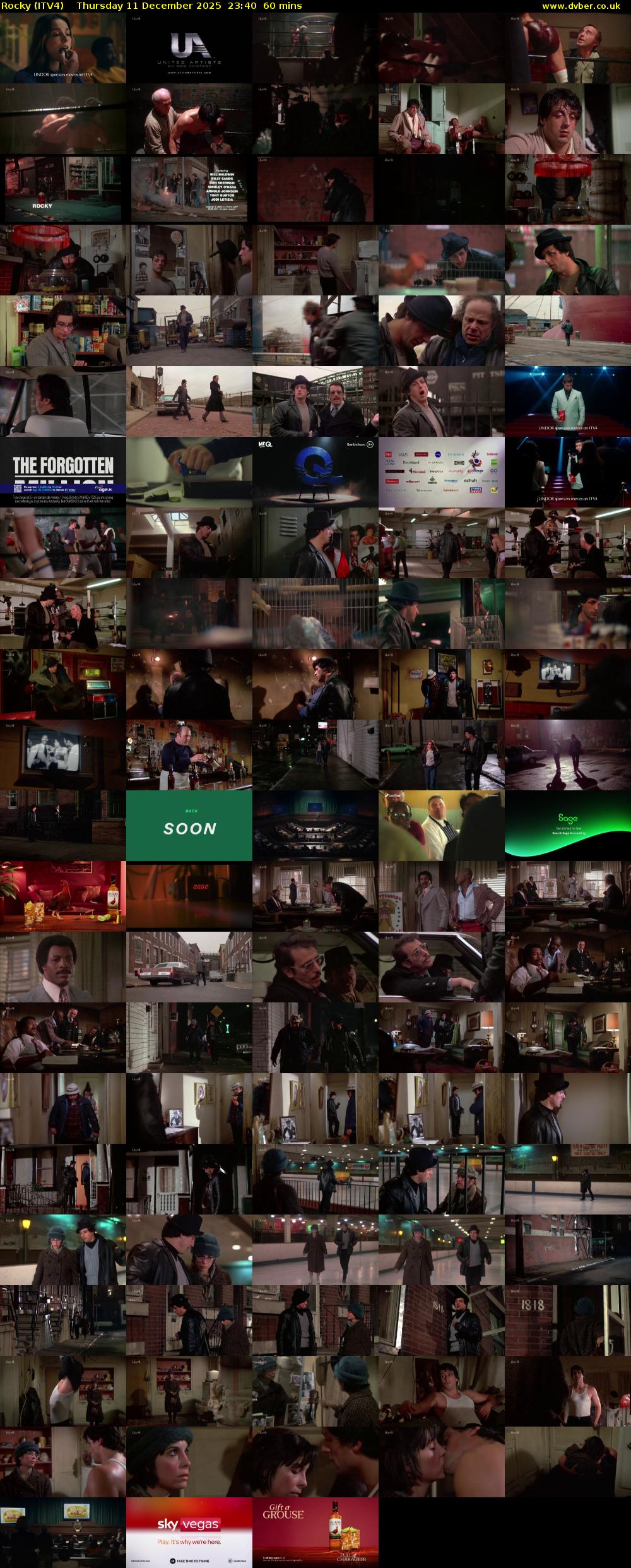 Rocky (ITV4) Thursday 11 December 2025 23:40 - 00:40