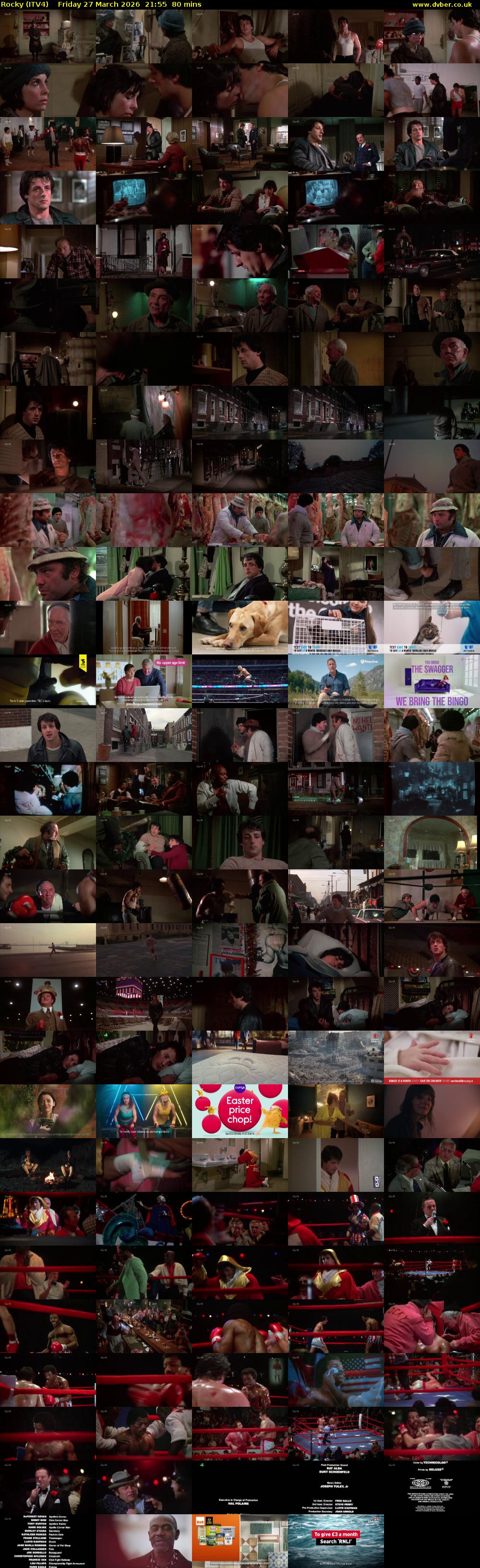 Rocky (ITV4) Friday 27 March 2026 21:55 - 23:15