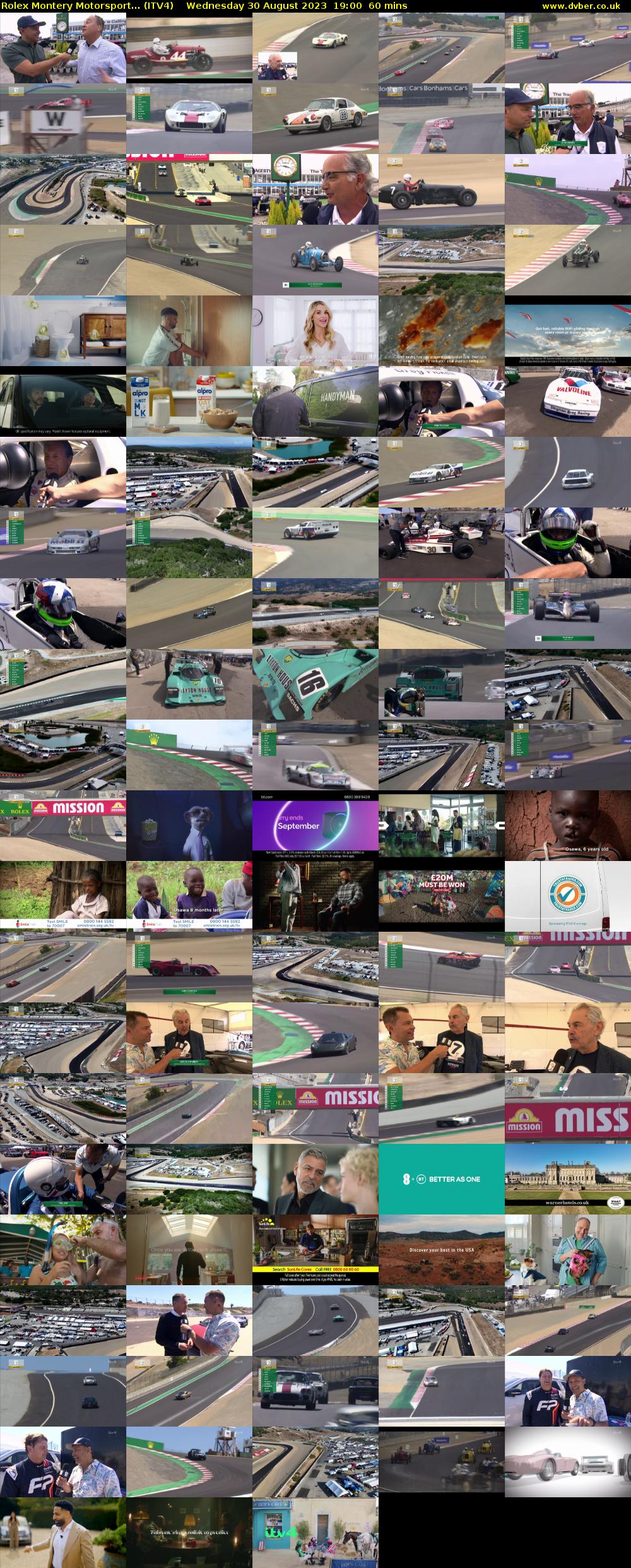 Rolex Montery Motorsport... (ITV4) Wednesday 30 August 2023 19:00 - 20:00
