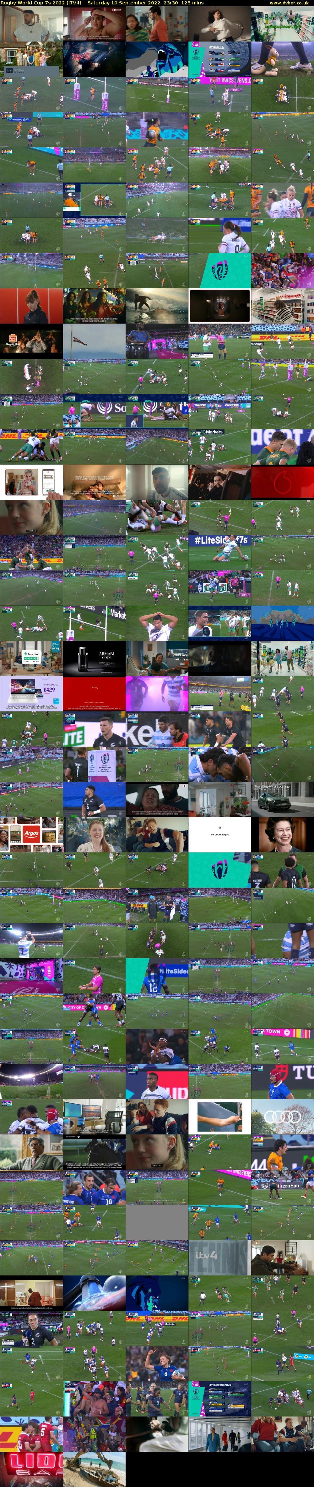 Rugby World Cup 7s 2022 (ITV4) Saturday 10 September 2022 23:30 - 01:35