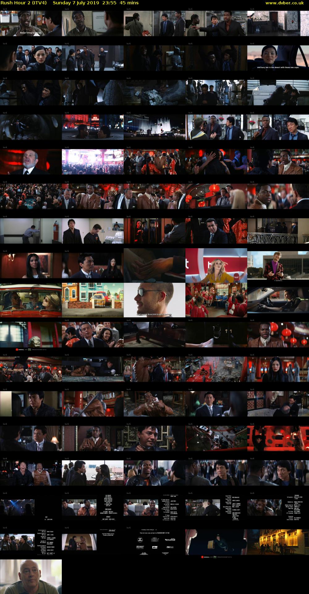 Rush Hour 2 (ITV4) Sunday 7 July 2019 23:55 - 00:40