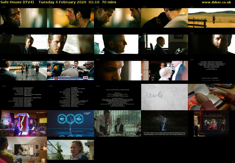 Safe House (ITV4) Tuesday 4 February 2020 01:10 - 02:20