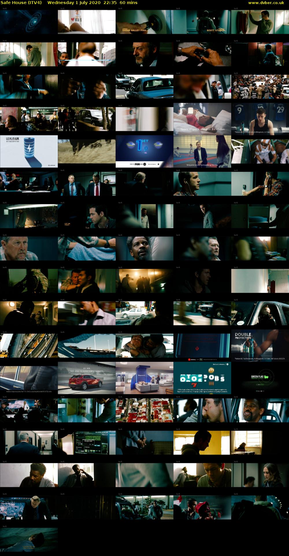 Safe House (ITV4) Wednesday 1 July 2020 22:35 - 23:35