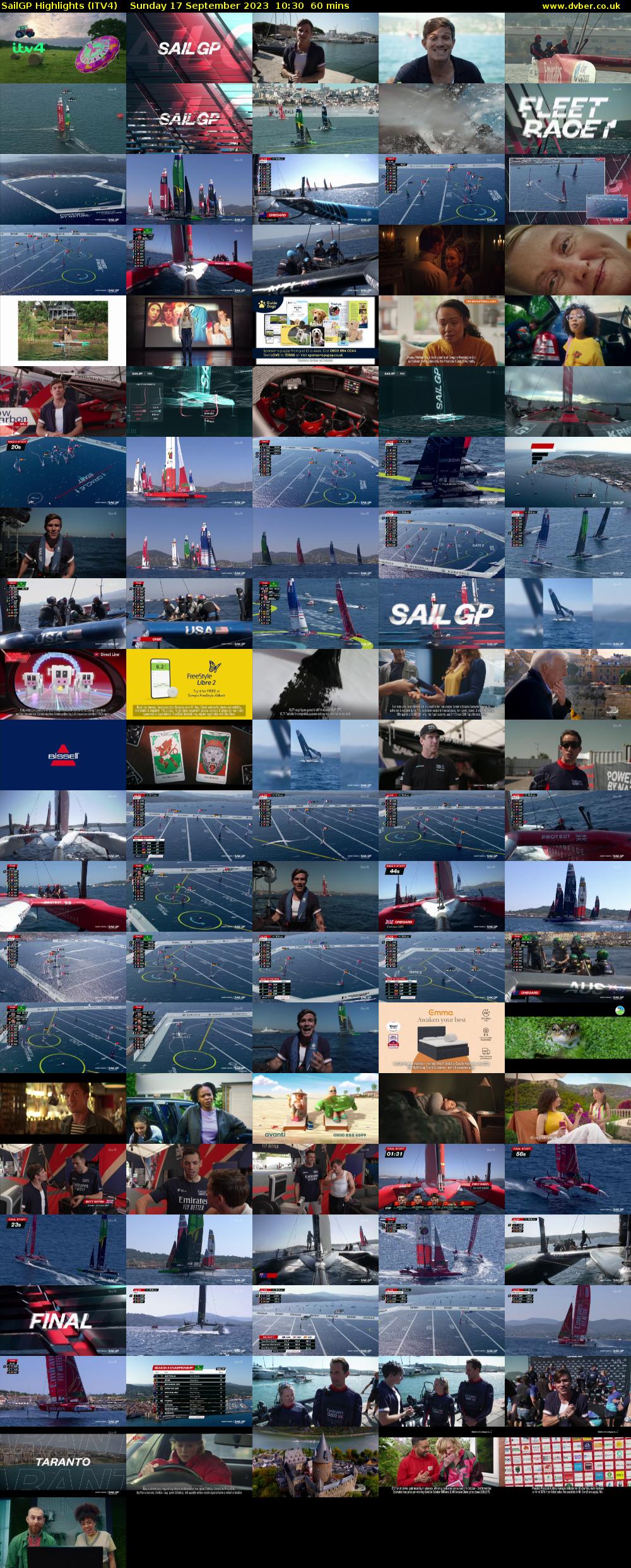 SailGP Highlights (ITV4) Sunday 17 September 2023 10:30 - 11:30