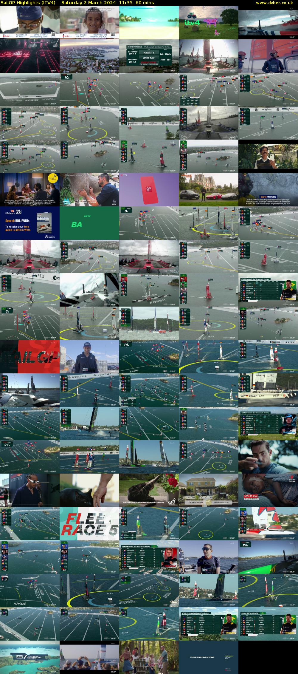 SailGP Highlights (ITV4) Saturday 2 March 2024 11:35 - 12:35