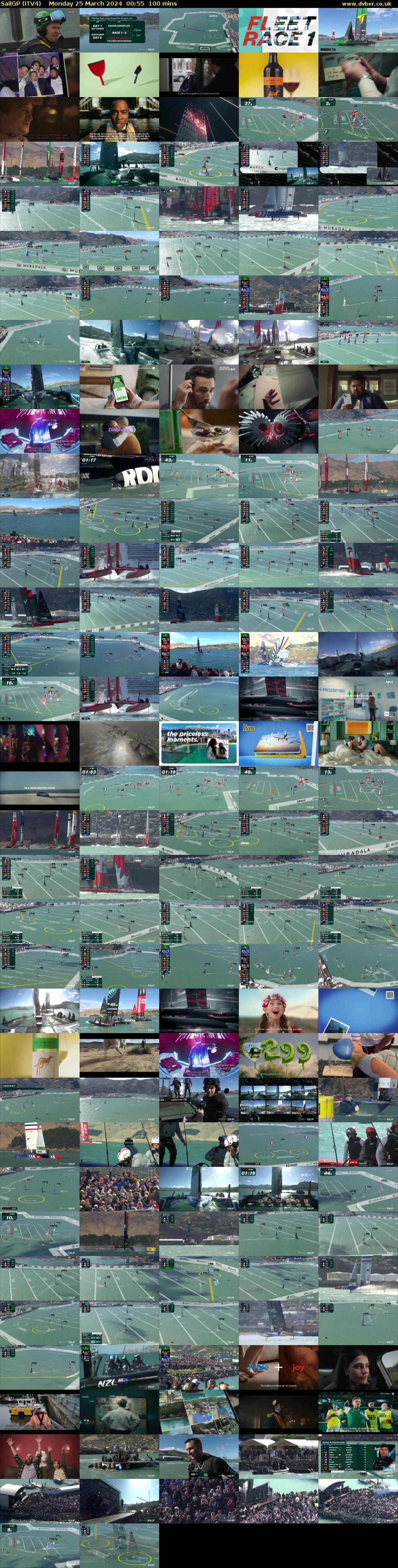 SailGP (ITV4) Monday 25 March 2024 00:55 - 02:35