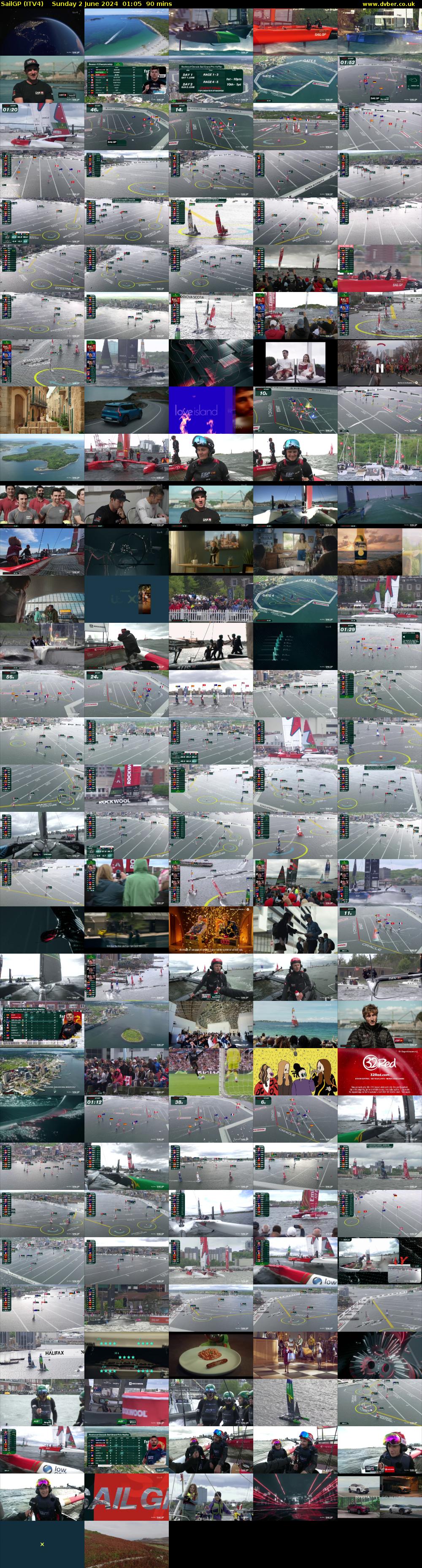 SailGP (ITV4) Sunday 2 June 2024 01:05 - 02:35