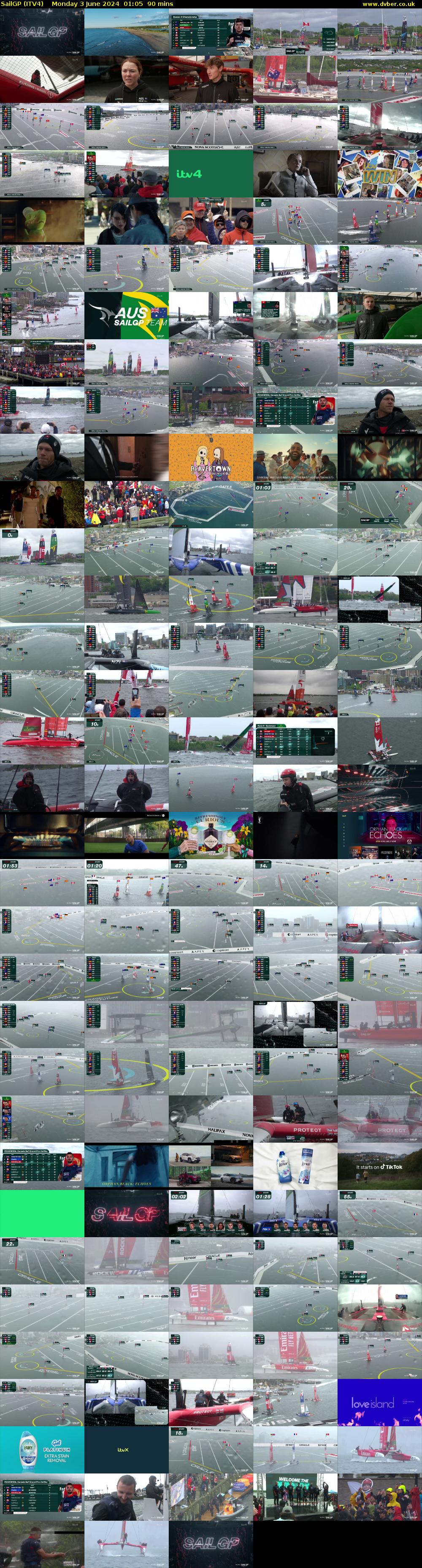 SailGP (ITV4) Monday 3 June 2024 01:05 - 02:35
