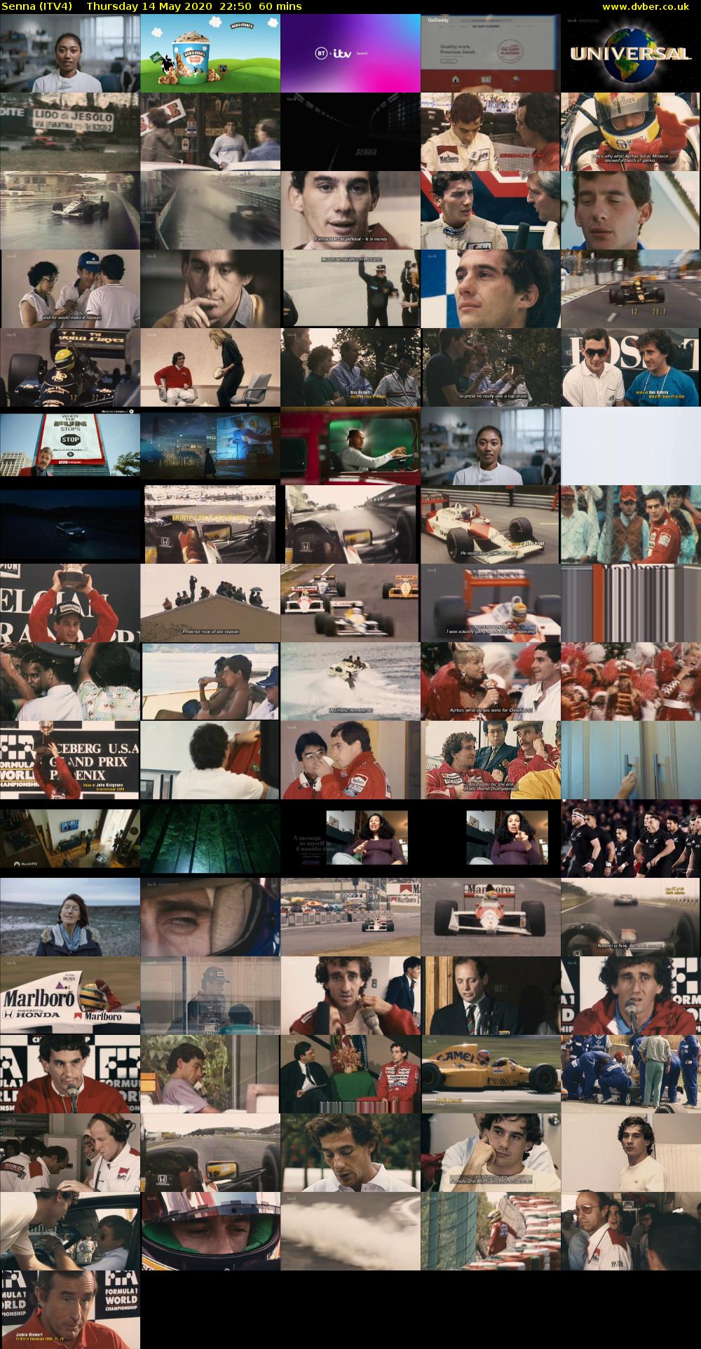 Senna (ITV4) Thursday 14 May 2020 22:50 - 23:50
