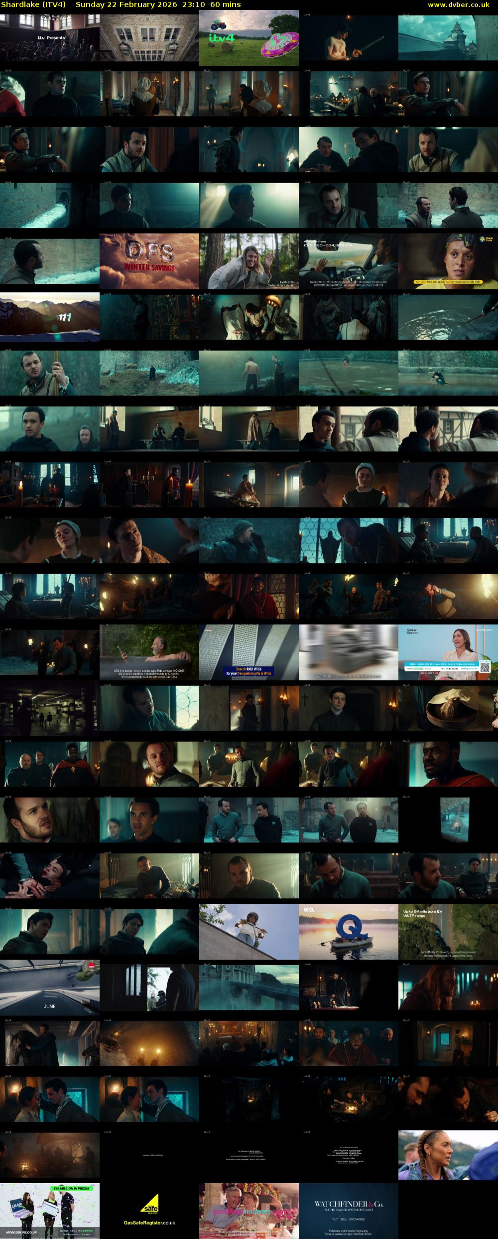 Shardlake (ITV4) Sunday 22 February 2026 23:10 - 00:10