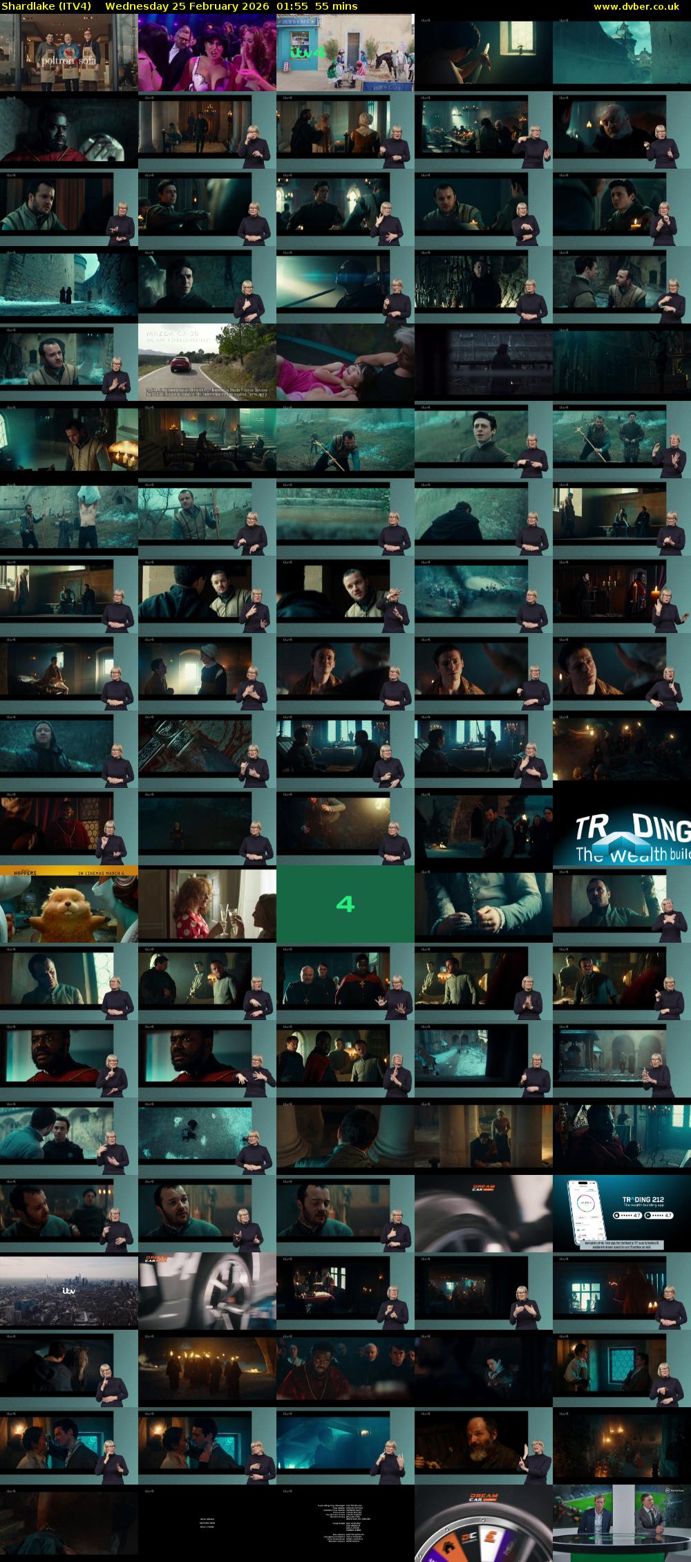 Shardlake (ITV4) Wednesday 25 February 2026 01:55 - 02:50