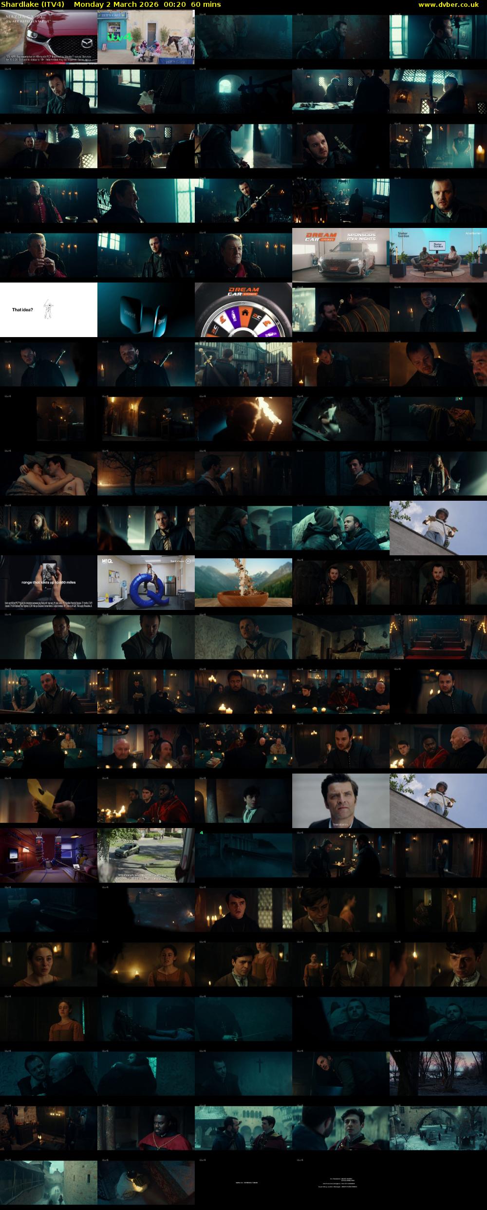 Shardlake (ITV4) Monday 2 March 2026 00:20 - 01:20