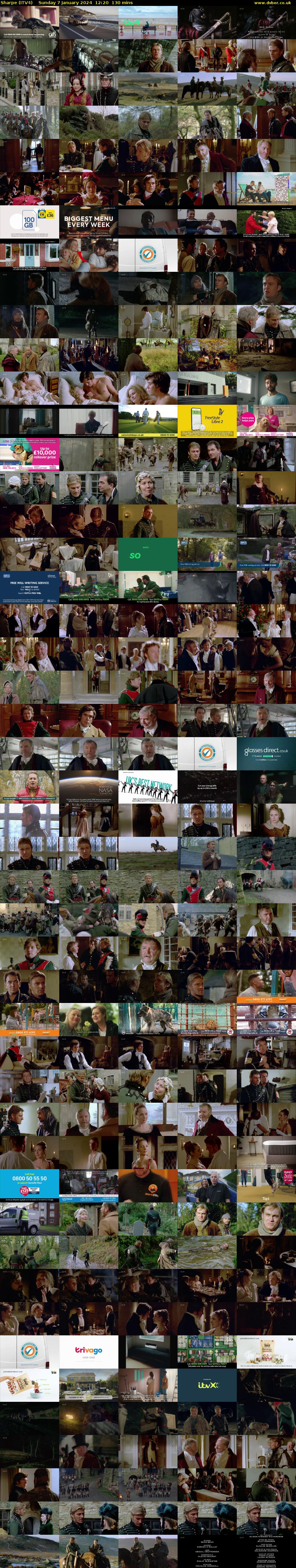 Sharpe (ITV4) Sunday 7 January 2024 12:20 - 14:30