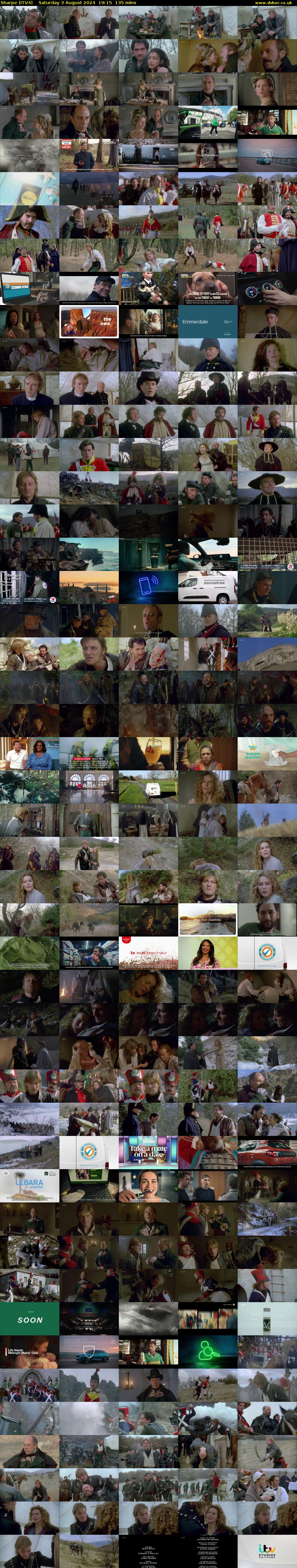 Sharpe (ITV4) Saturday 3 August 2024 19:15 - 21:30