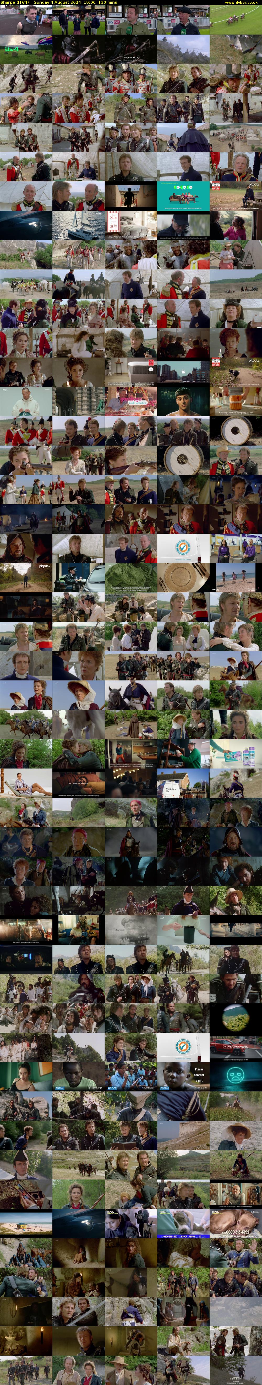 Sharpe (ITV4) Sunday 4 August 2024 19:00 - 21:10