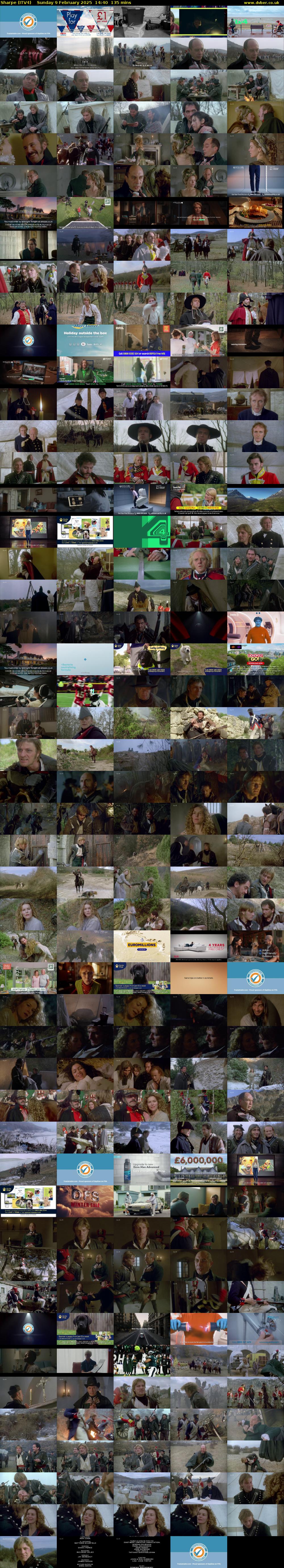 Sharpe (ITV4) Sunday 9 February 2025 14:40 - 16:55