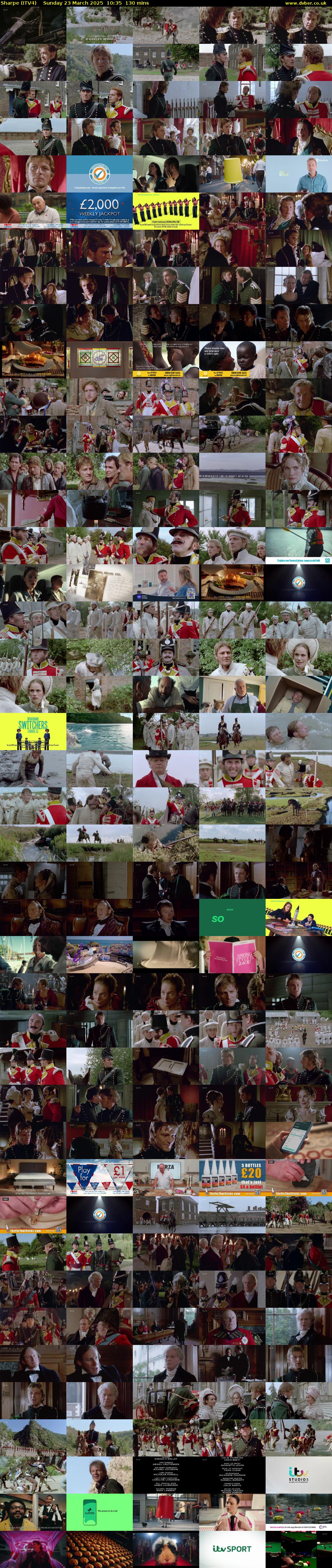 Sharpe (ITV4) Sunday 23 March 2025 10:35 - 12:45