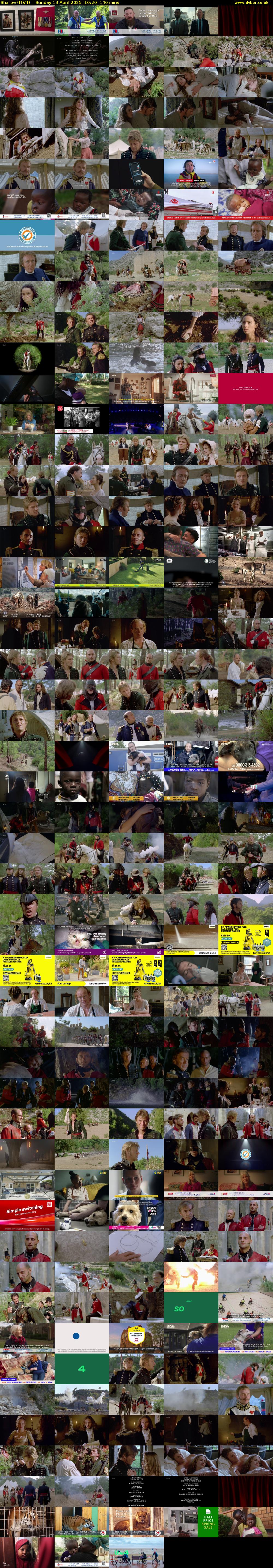 Sharpe (ITV4) Sunday 13 April 2025 10:20 - 12:40