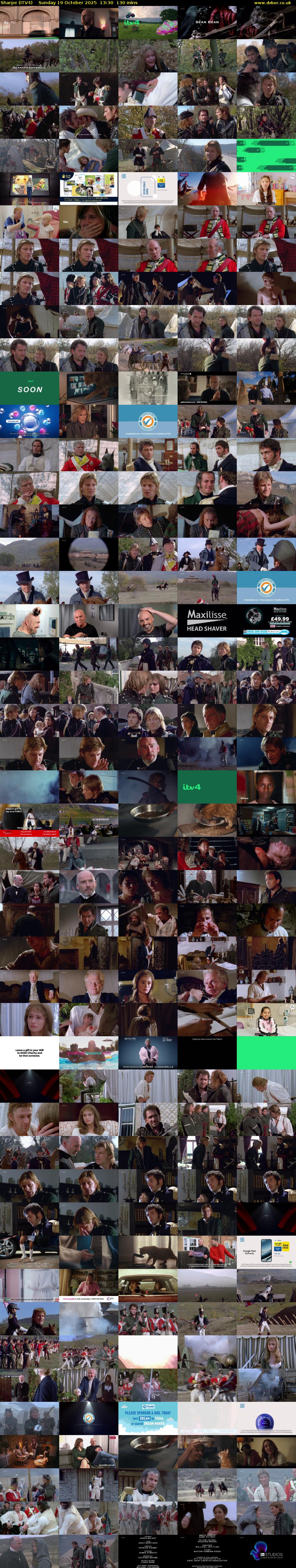 Sharpe (ITV4) Sunday 19 October 2025 13:30 - 15:40