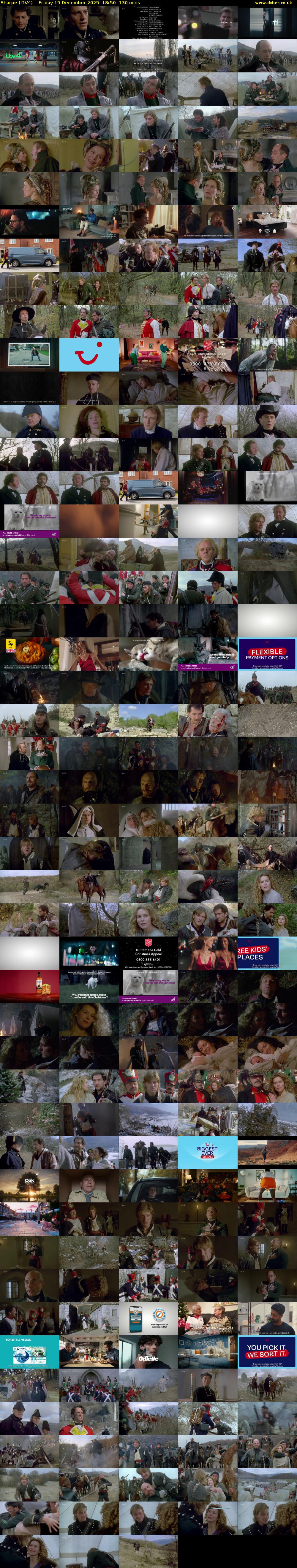 Sharpe (ITV4) Friday 19 December 2025 18:50 - 21:00