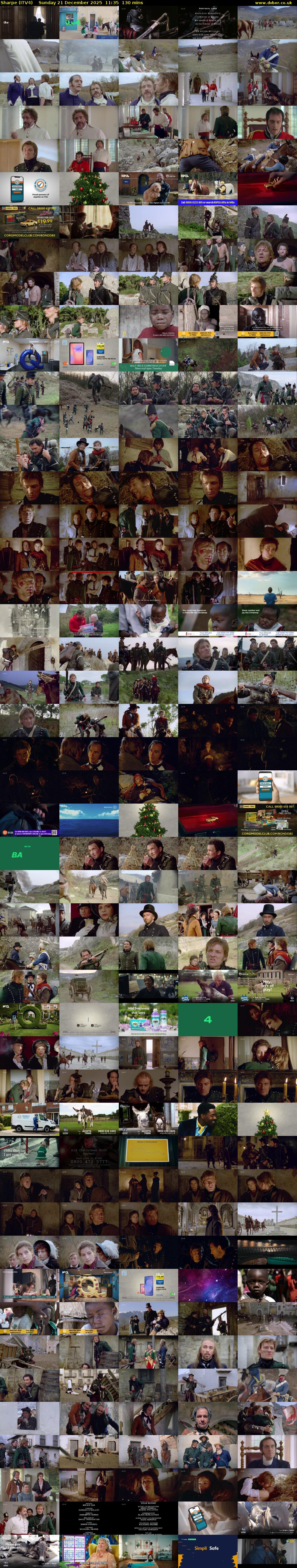Sharpe (ITV4) Sunday 21 December 2025 11:35 - 13:45