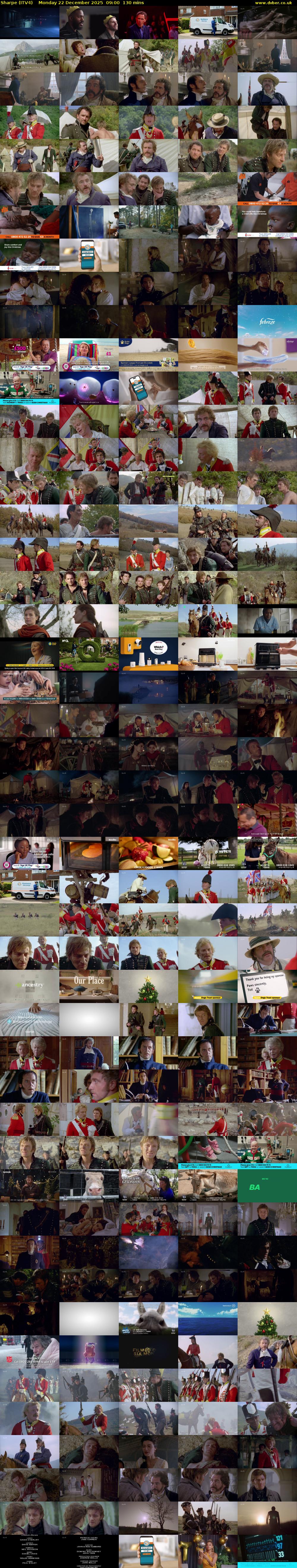 Sharpe (ITV4) Monday 22 December 2025 09:00 - 11:10
