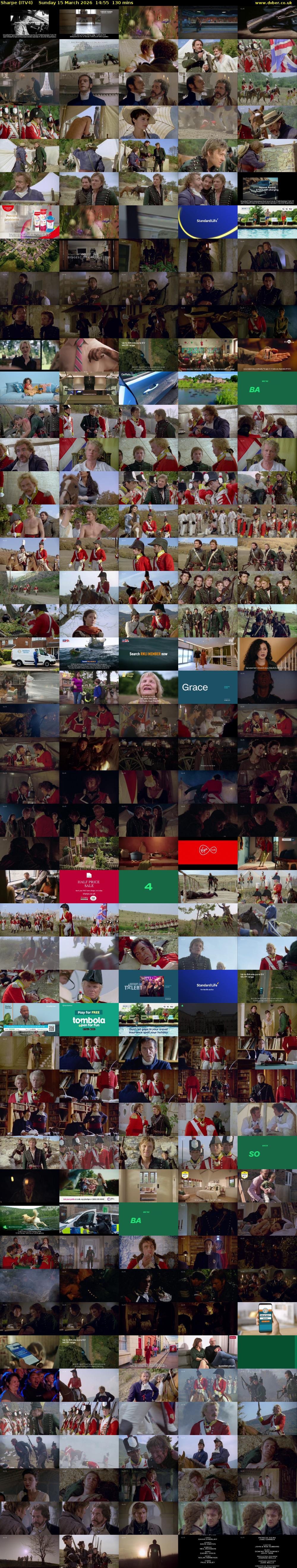 Sharpe (ITV4) Sunday 15 March 2026 14:55 - 17:05