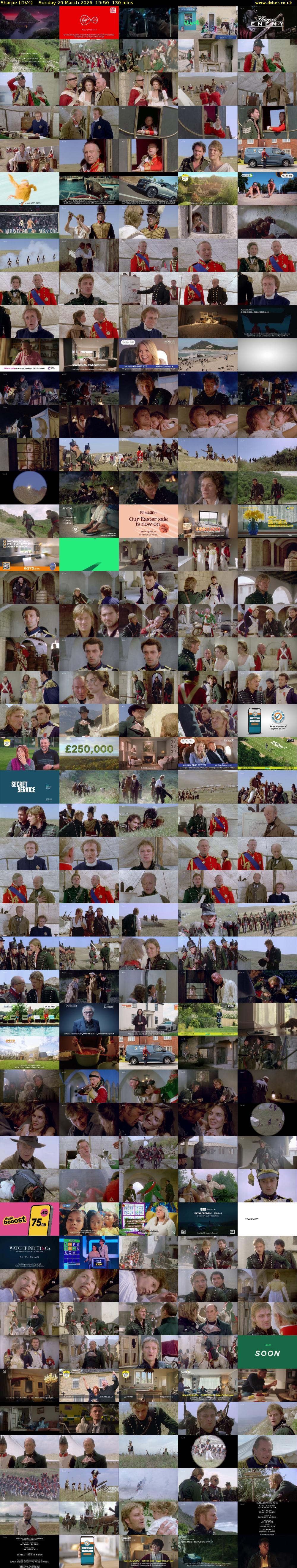 Sharpe (ITV4) Sunday 29 March 2026 15:50 - 18:00