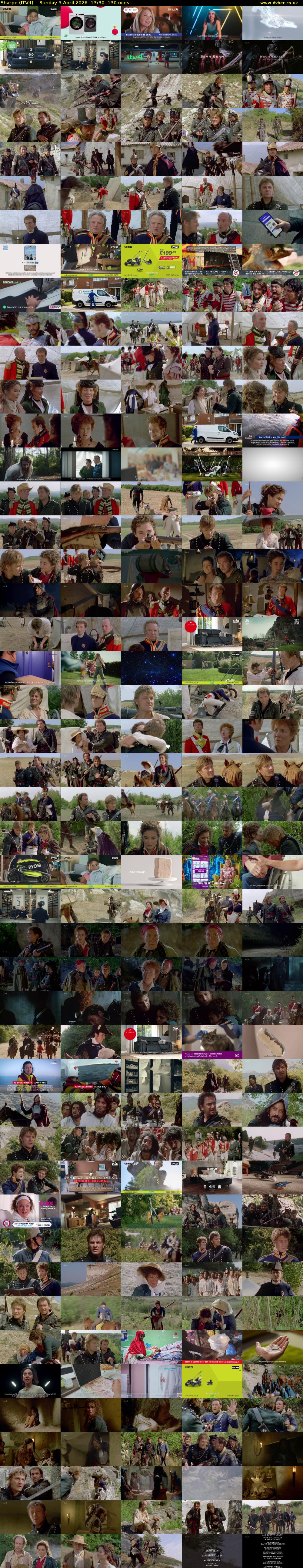 Sharpe (ITV4) Sunday 5 April 2026 13:30 - 15:40